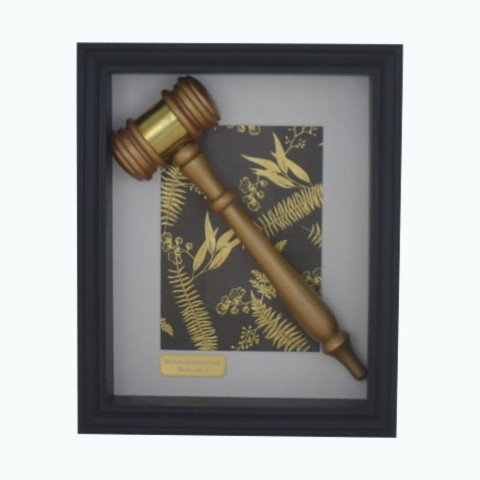 Gouden Voorzittershamer – Een Blijk van Waardering.