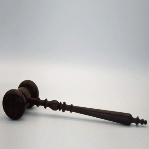 Klassieke grote voorzittershamer (collectors item)